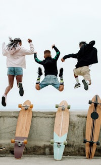 Kids with Skateboards