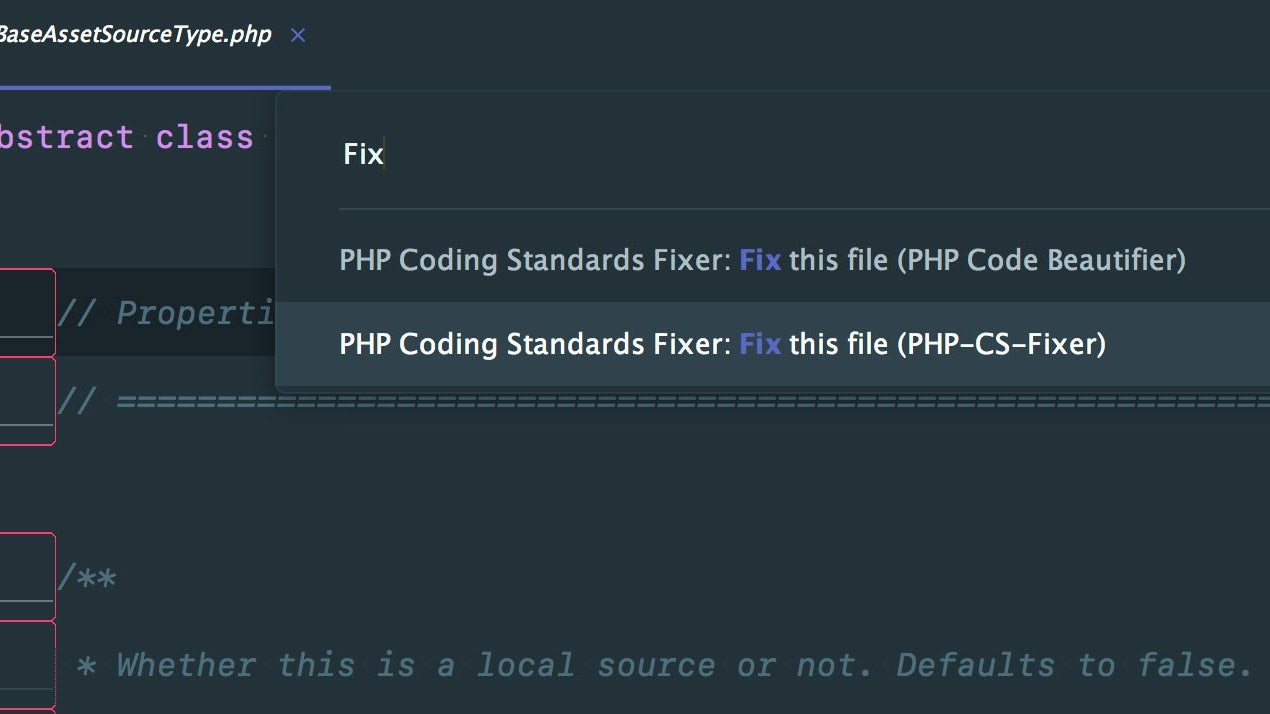 Club sublime text php cs fixer